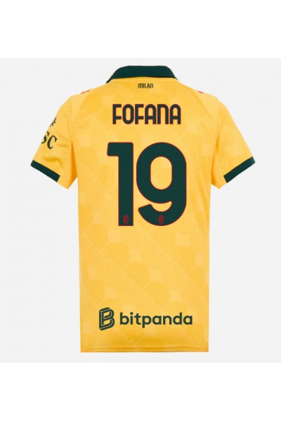 AC Milan Youssouf Fofana #19 Jalkapallovaatteet Naisten Kolmaspaita 2025-26 Lyhythihainen AC Milan Youssouf Fofana #19 Jalkapallovaatteet Naisten Kolmaspaita 2025-26 Lyhythihainen